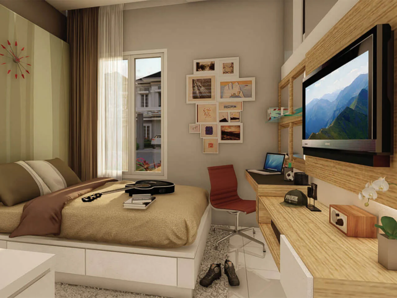 Water Terrace Tipe 118 Bed Room Water Terrace Tipe 118 Bed Room