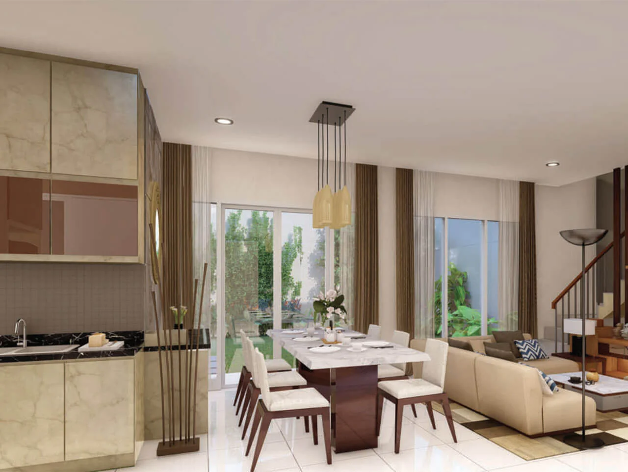 Water Terrace Tipe 126 Living Room Water Terrace Tipe 126 Living Room