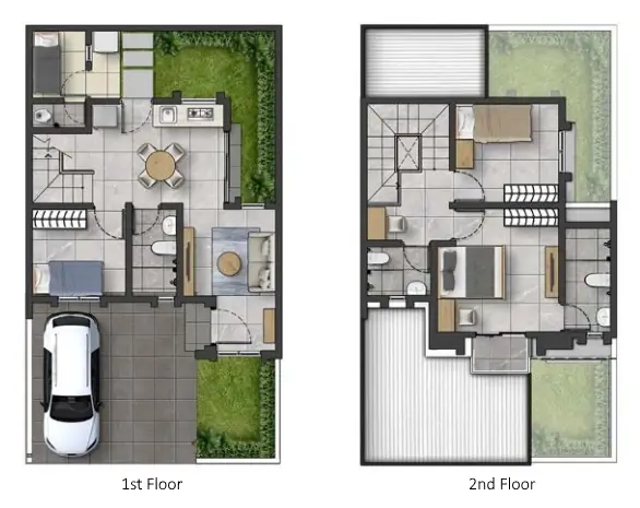Dovia at Ladoria 8 Dovia 7x12 Floor Plan