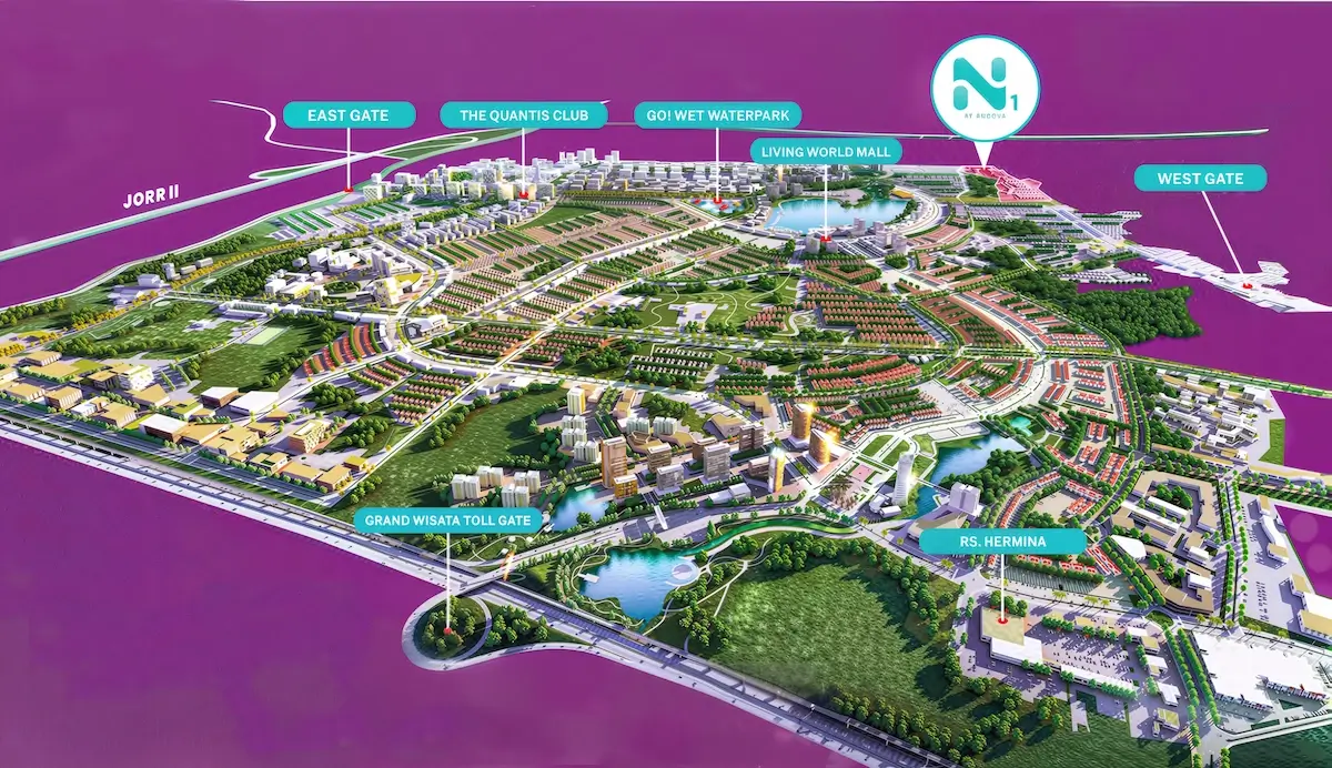 Nuone Grand Wisata Location Nuone Grand Wisata Location