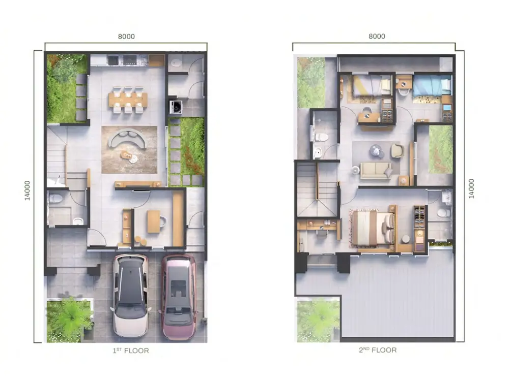 Livia at Ladoria 8 Livia Tipe 8B Floor Plan